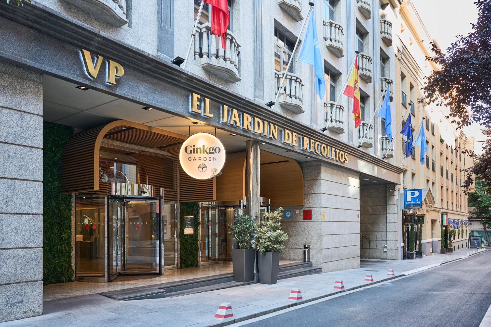 Vp Jardin De Recoletos Hotel Мадрид Екстериор снимка